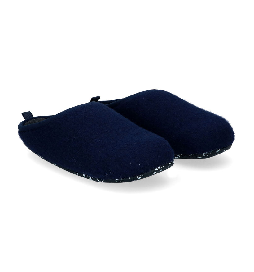 Camper Wabi Blauwe Pantoffels in stof (299819)