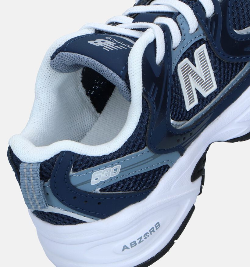 New Balance 530 Baskets basses en Beige pour garçons, filles (353432) - pour semelles orthopédiques
