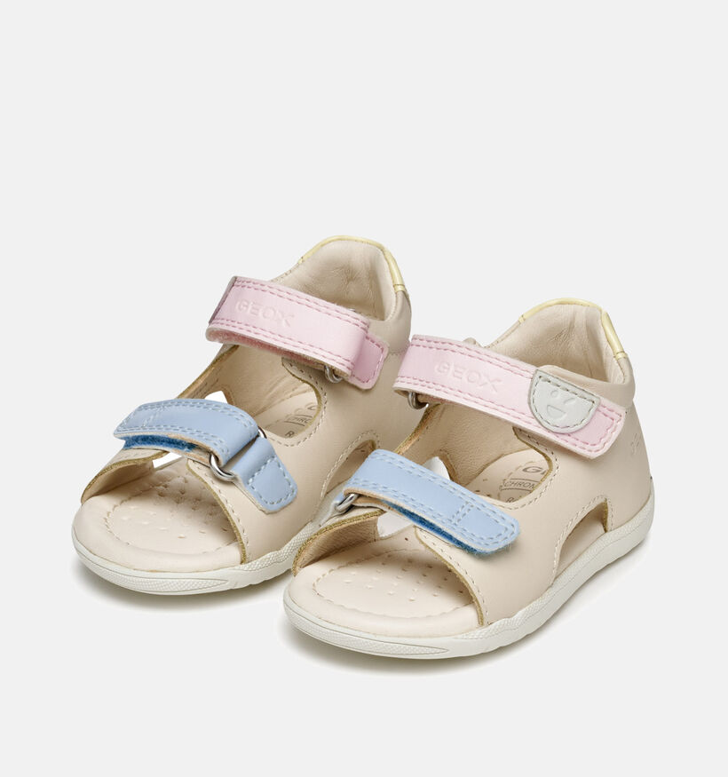 Geox Macchia Lichtbeige/Pastel Babysandalen voor meisjes (368851)