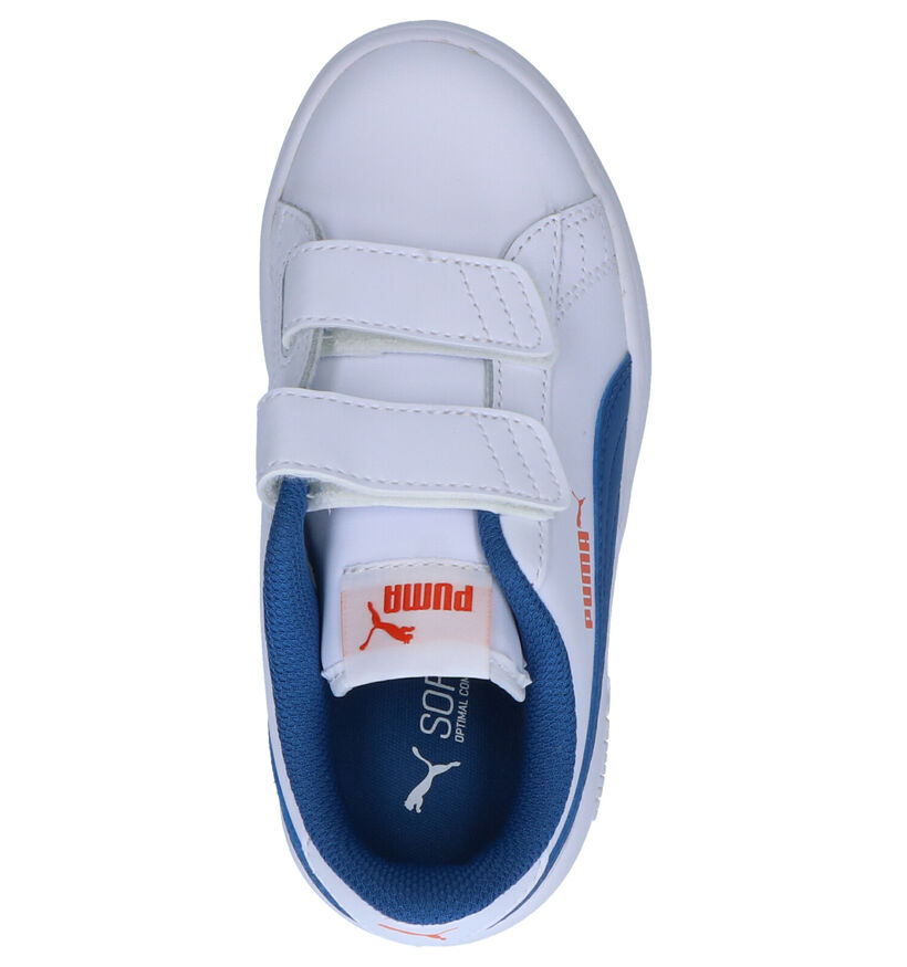 Puma Smash Baskets en Blanc en cuir (265617)