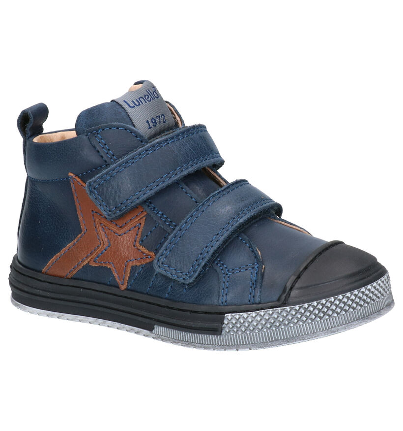 Lunella Chaussures hautes en Bleu en cuir (258996)