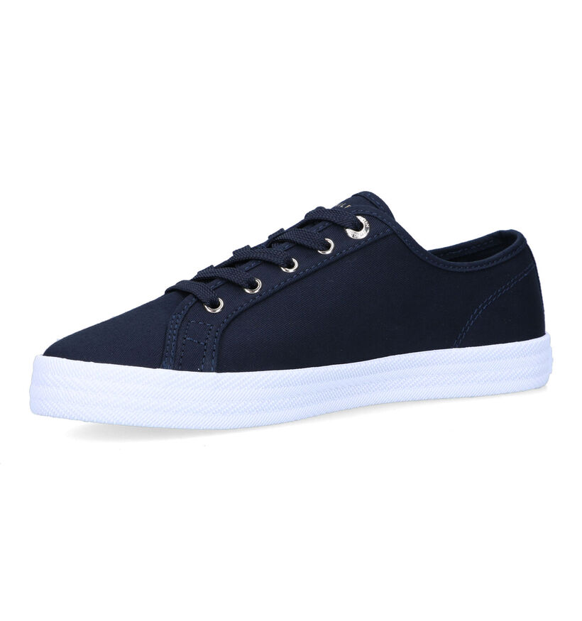 Tommy Essential Blauwe Sneakers voor dames (321025) - geschikt voor steunzolen