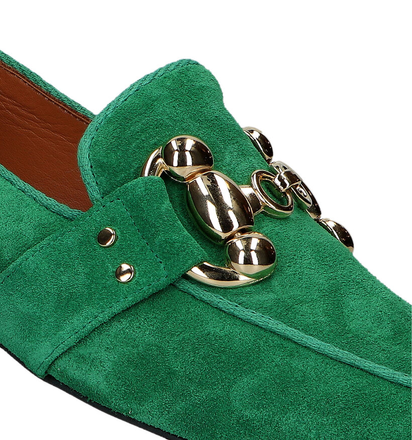 Babouche Groene Loafers voor dames (325558)