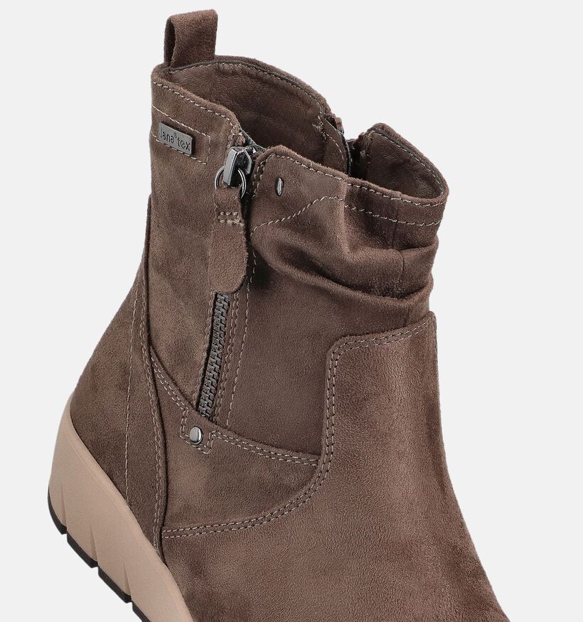 Jana Bottines plates en Marron pour femmes (362907)