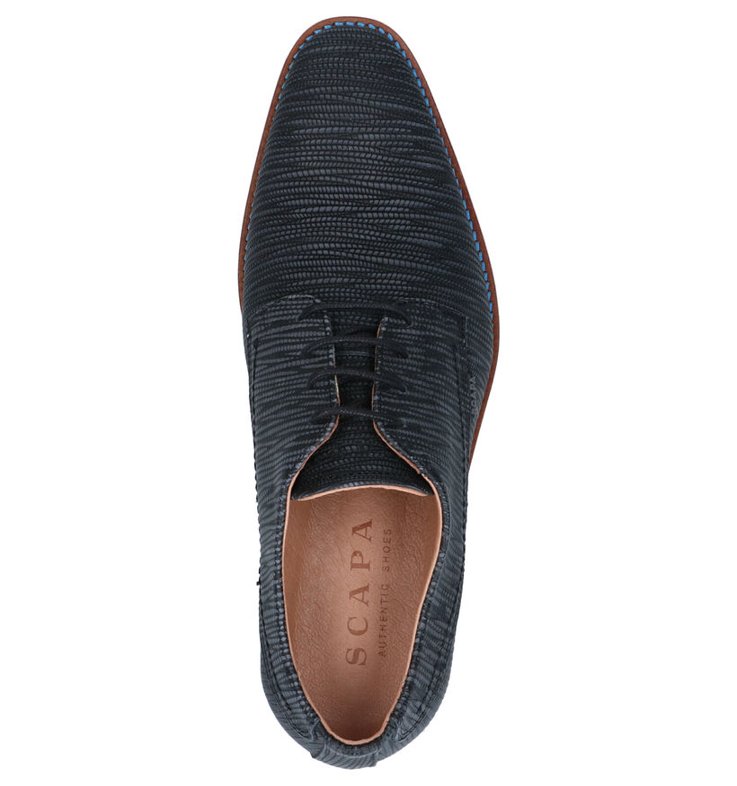 Scapa Chaussures habillées en Bleu foncé en cuir (270337)