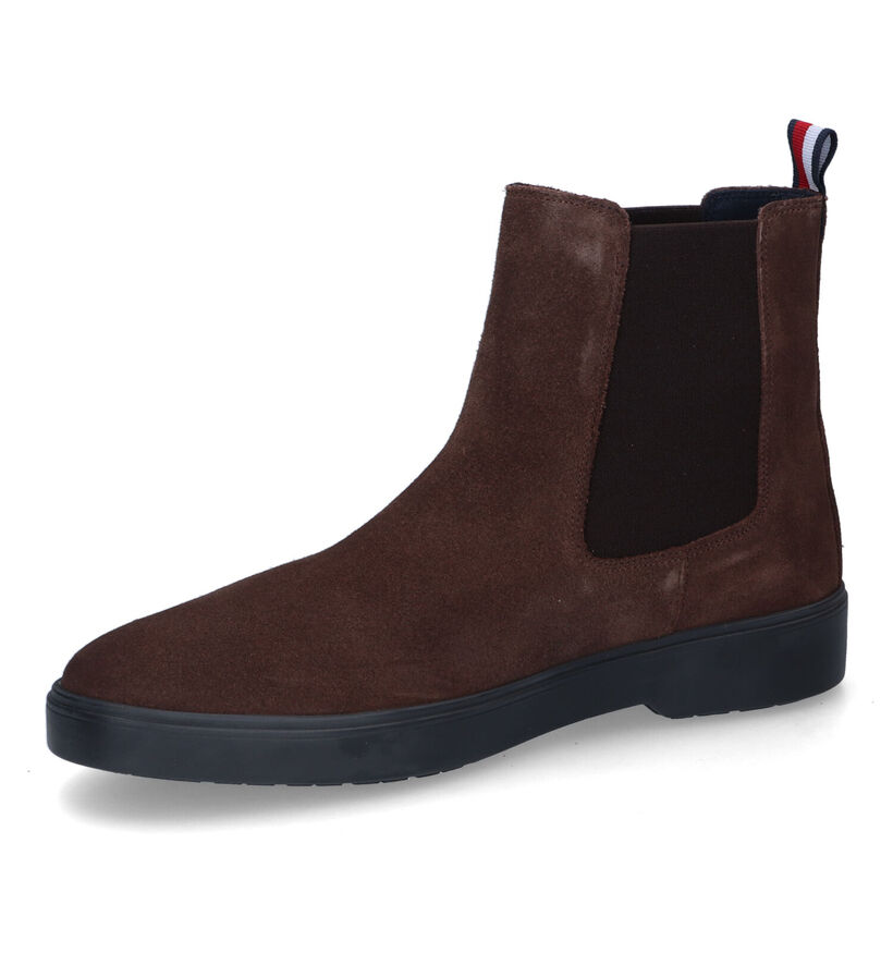 Tommy Hilfiger Classic Chelsea Boots en Brun en daim (314264)