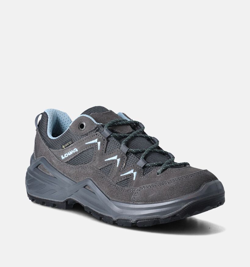 LOWA Sirkos EVO GTX Low Chaussures outdoor en Gris pour femmes (355810) - pour semelles orthopédiques