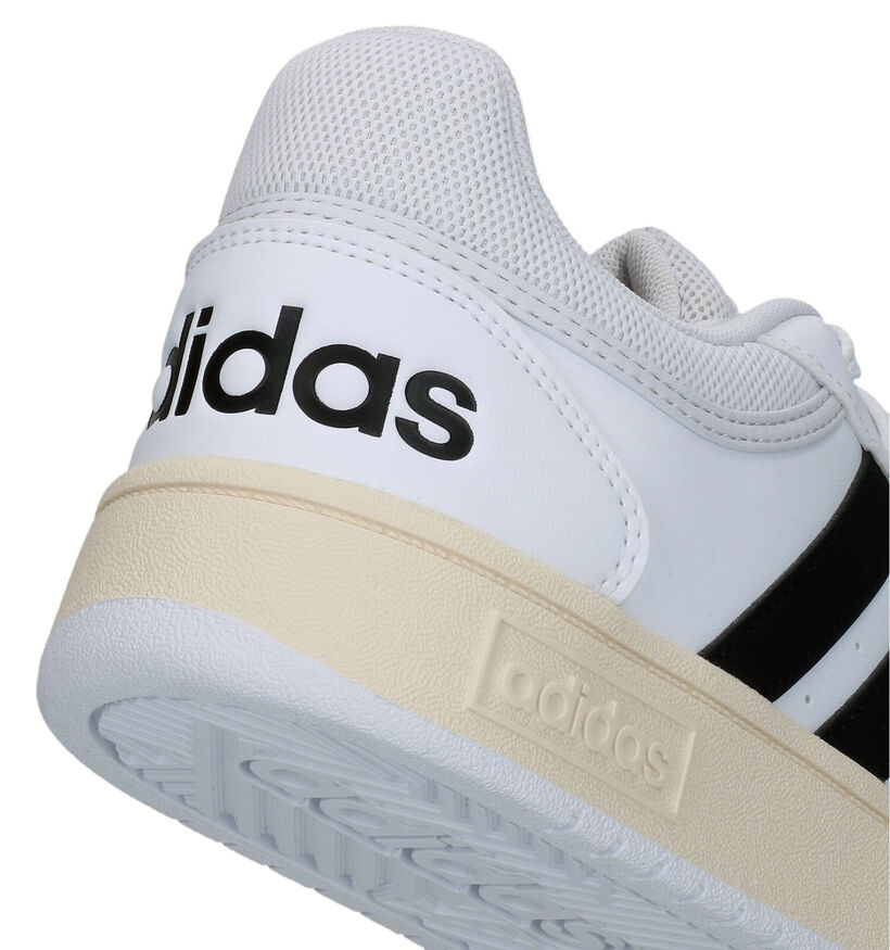 adidas Hoops 3.0 Baskets en Blanc pour hommes (324913) - pour semelles orthopédiques