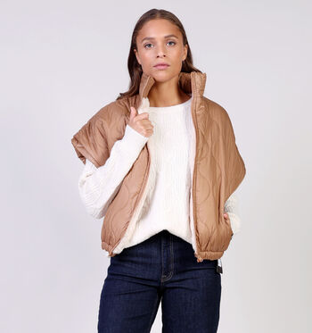 Laurent David Vestes Marron/Bordeaux/Vert