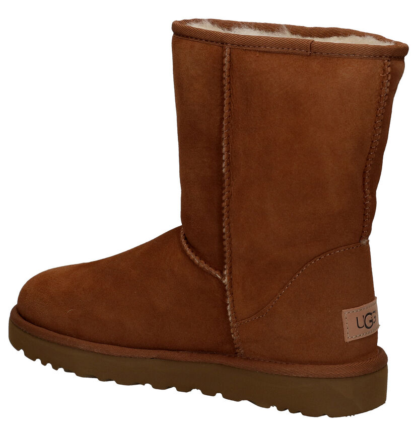 UGG Classic Short Cognac Boots in nubuck (313768)