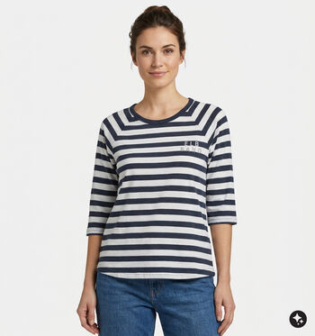 Elbsand T-shirts Marron/Bleu