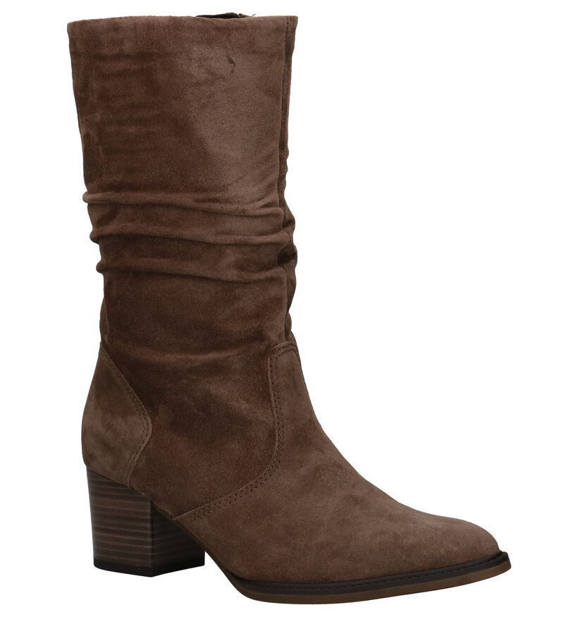 Gabor Cognac Korte Laarzen in daim (282437)