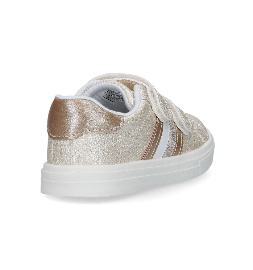 Tommy Hilfiger Baskets basses en Or en simili cuir (321608)