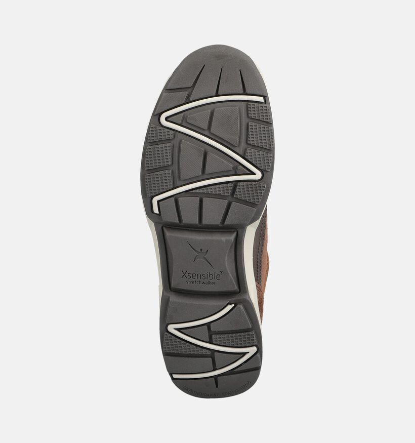 Xsensible Pristina Baskets en Cognac pour femmes (379000) - pour semelles orthop&eacute;diques