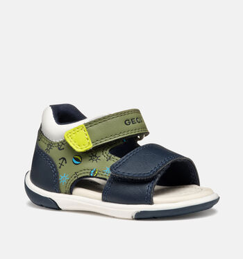 Geox Sandales Bleu/Vert