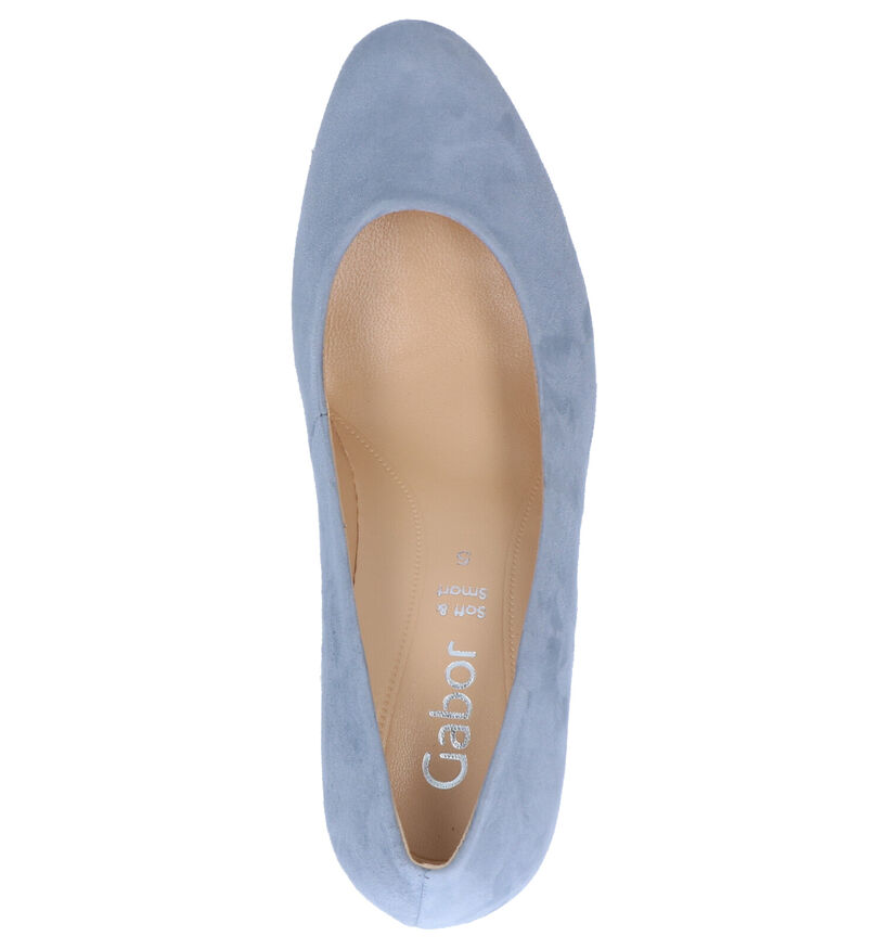 Gabor Soft & Smart Blauwe Pumps in daim (271658)