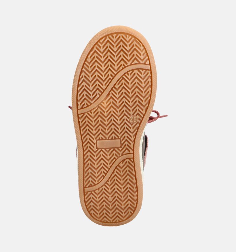 FR by Romagnoli Boots &agrave; lacets en Rose/Or pour filles (379393) - pour semelles orthop&eacute;diques