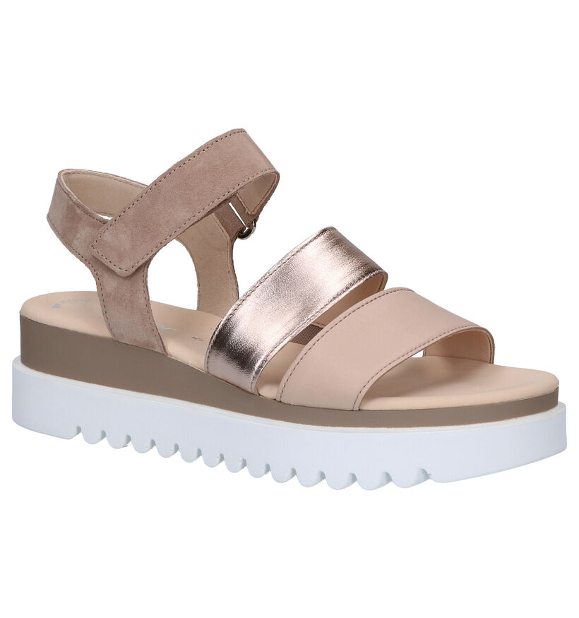 Gabor Best Fitting Roze Sandalen in leer (271737)