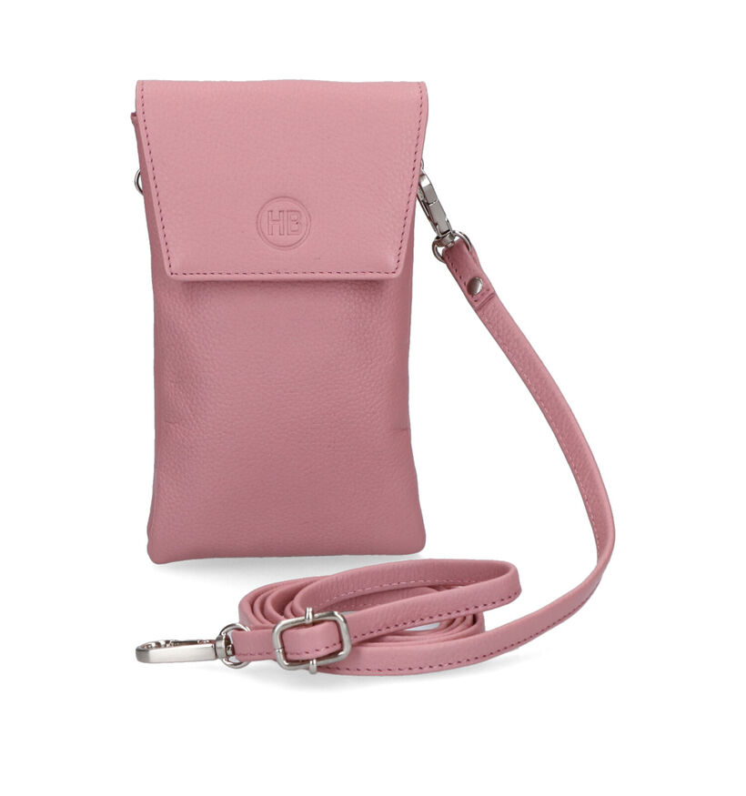 Hampton Bays Pochette pour téléphone en Bleu en cuir (312252)