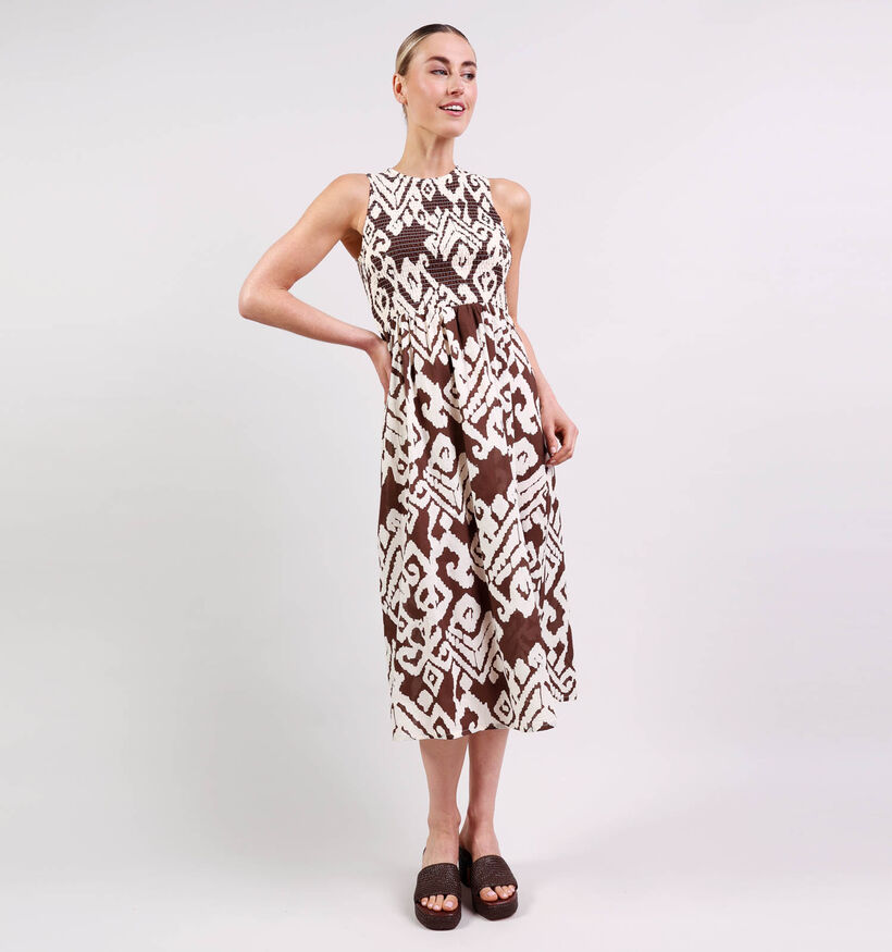 JDY Diego Robe mi-longue en Marron pour femmes (373899)