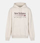 New Balance Trackside Beige Sweater met Kap voor dames (385899)