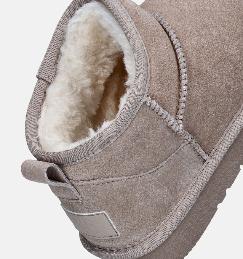 Laurent David Bottines Fourrées en Beige pour femmes (348464)