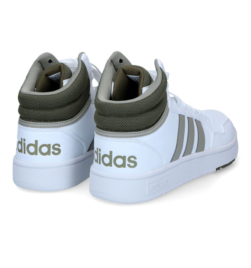 adidas Hoops 3.0 Zwarte Sneakers in kunstleer (316565)