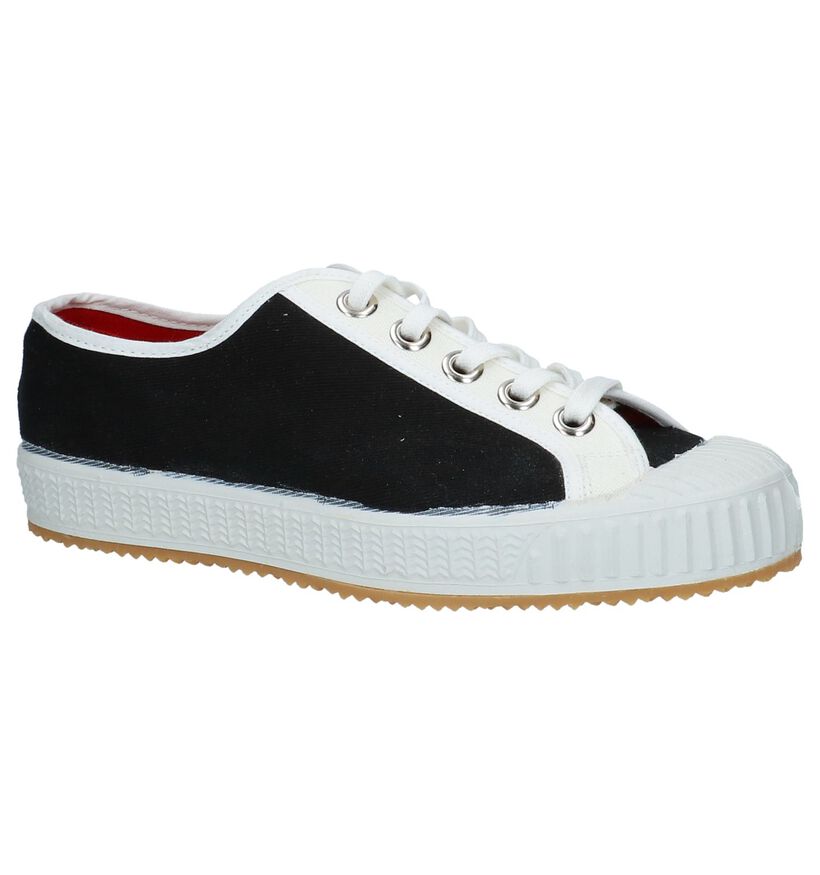 Zwarte Komrads Lenin Sneakers in stof (234044)