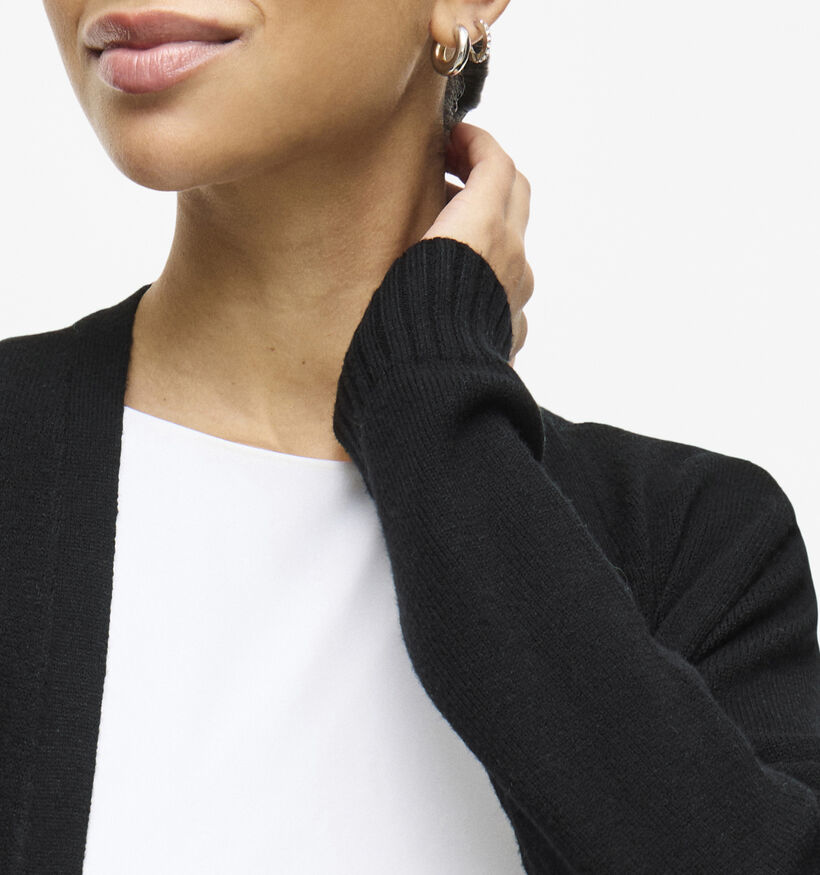 Vila Ril Long Knit Zwarte Cardigan voor dames (361311)