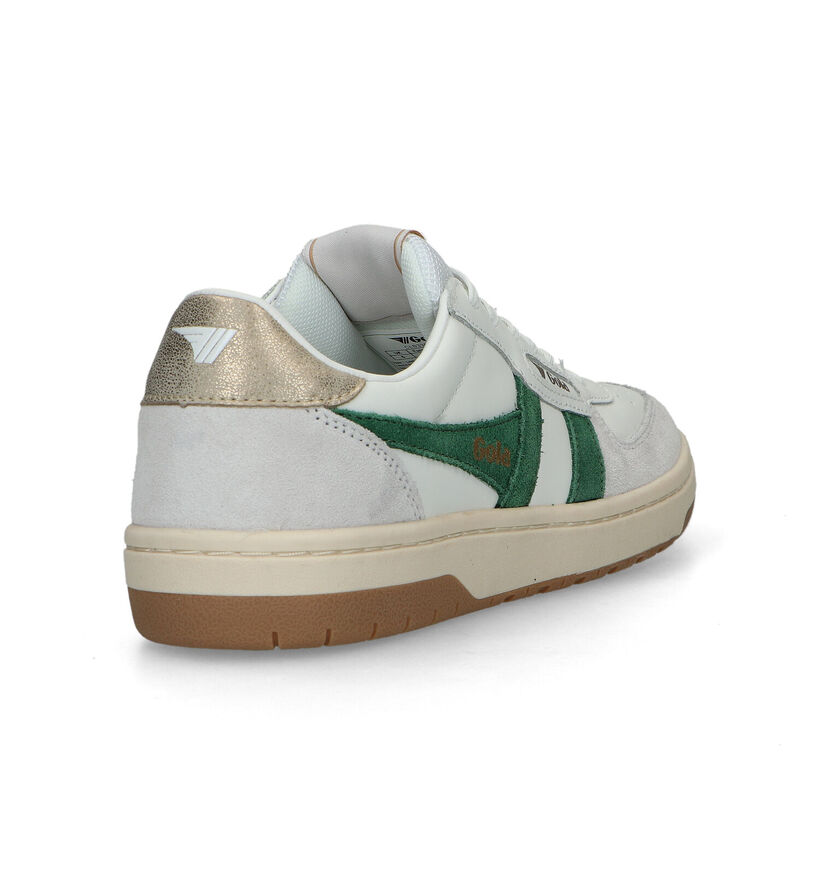 Gola Hawk Witte Sneakers voor dames (320590) - geschikt voor steunzolen