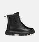 Geox Kiddartah Zwarte Boots met Veters en Rits voor meisjes (377731) - geschikt voor steunzolen