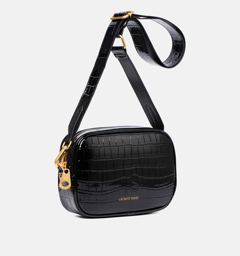 Laurent David Rit Zwarte Crossbodytas Laurent David Rit Zwarte Crossbodytas voor dames (365152)