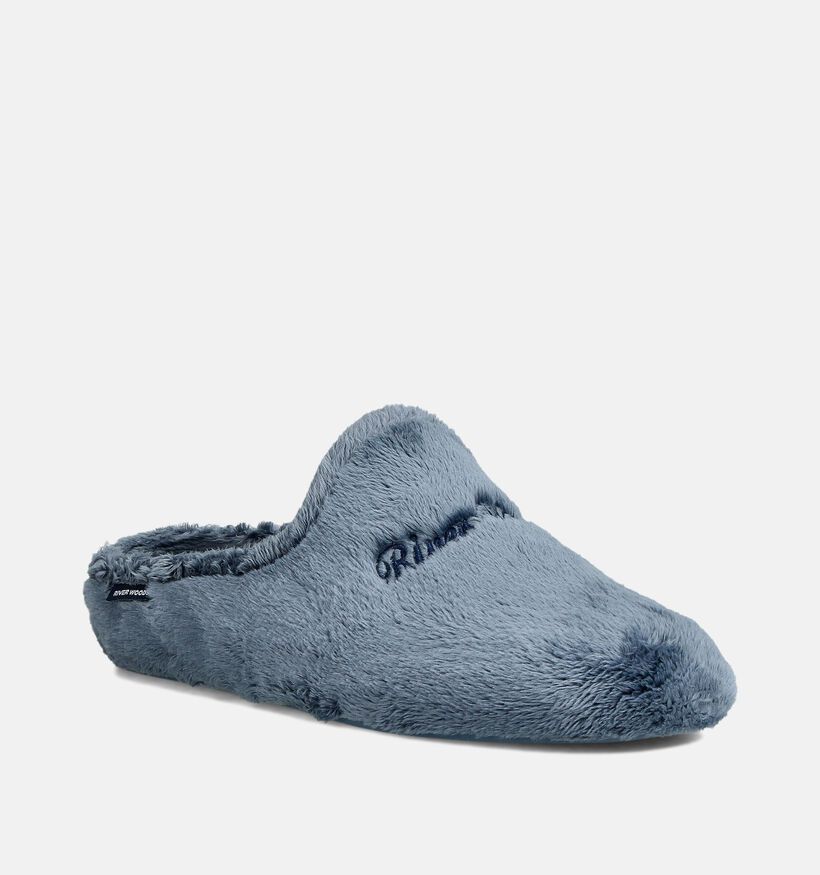 River Woods Bieneke Blauwe Open Pantoffels voor dames (363677) - geschikt voor steunzolen