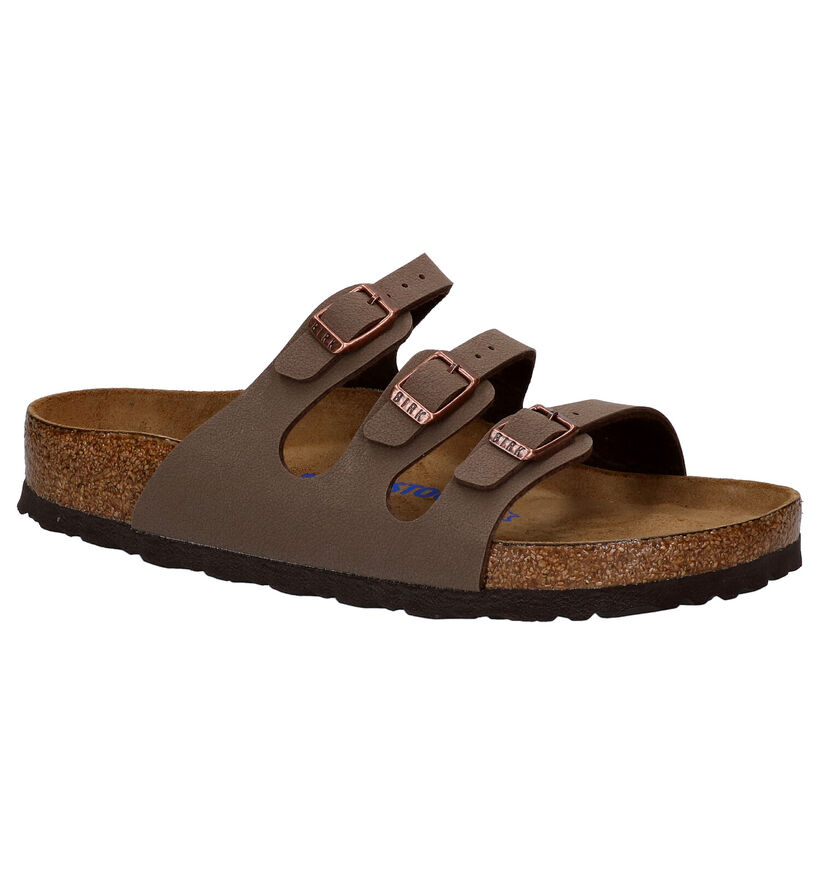 Birkenstock Florida Nu-pieds en Multicolore en simili cuir (271275)