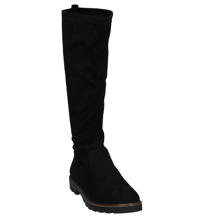 Marco Tozzi Bottes hautes en Noir en textile (226320)