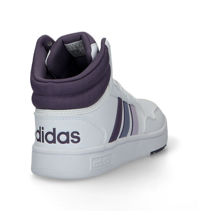 adidas Hoops 3.0 Mid Baskets en Blanc pour femmes (326254)