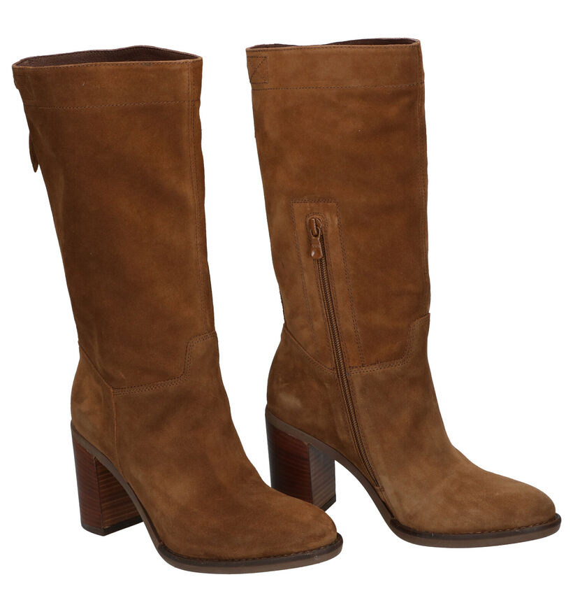 NeroGiardini Bottes hautes en Camel pour femmes (296645)
