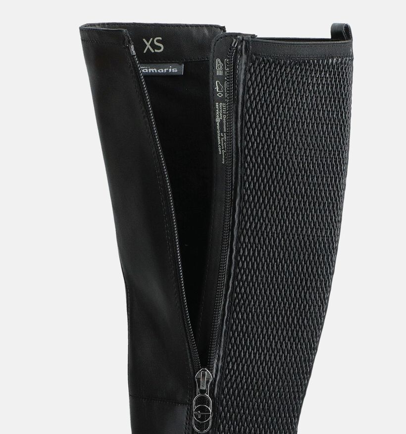 Tamaris Bottes hautes en Noir pour femmes (362743)
