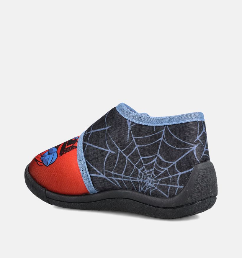 Spiderman Pantoufles en Gris fonc&eacute;/Bleu pour gar&ccedil;ons (381162)