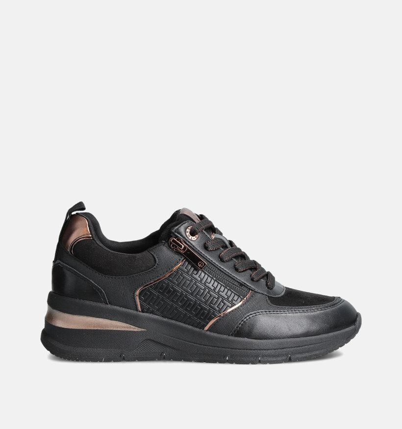 Tamaris Chaussures à lacets en Noir pour femmes (360674) - pour semelles orthopédiques