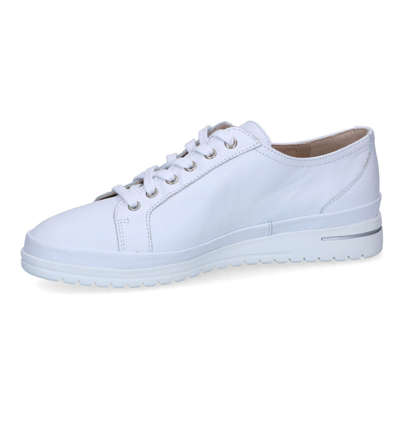 Mephisto June Witte Veterschoenen voor dames (306942) - geschikt voor steunzolen