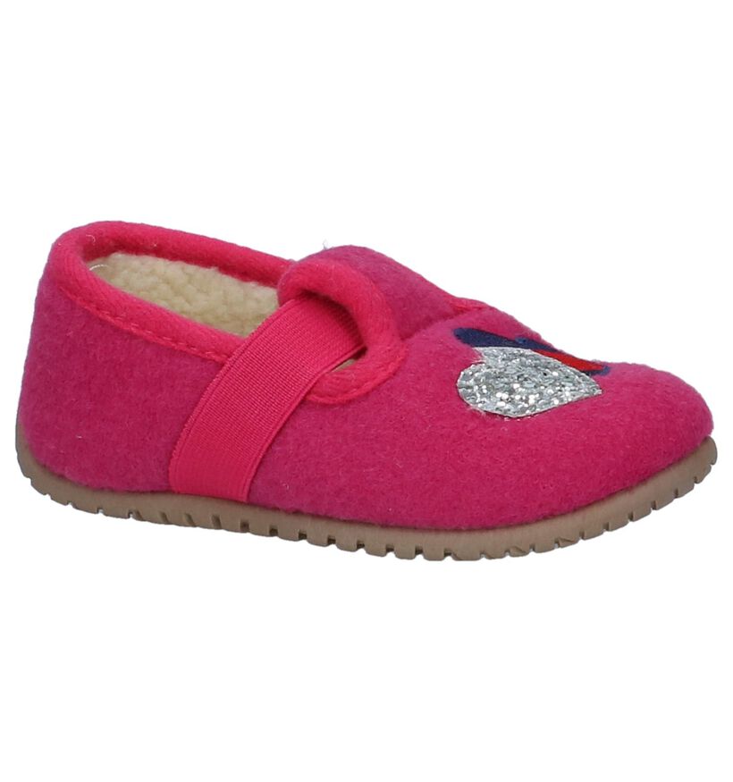 Tommy Hilfiger Pantoufles fermées en Rose fuchsia en textile (225267)