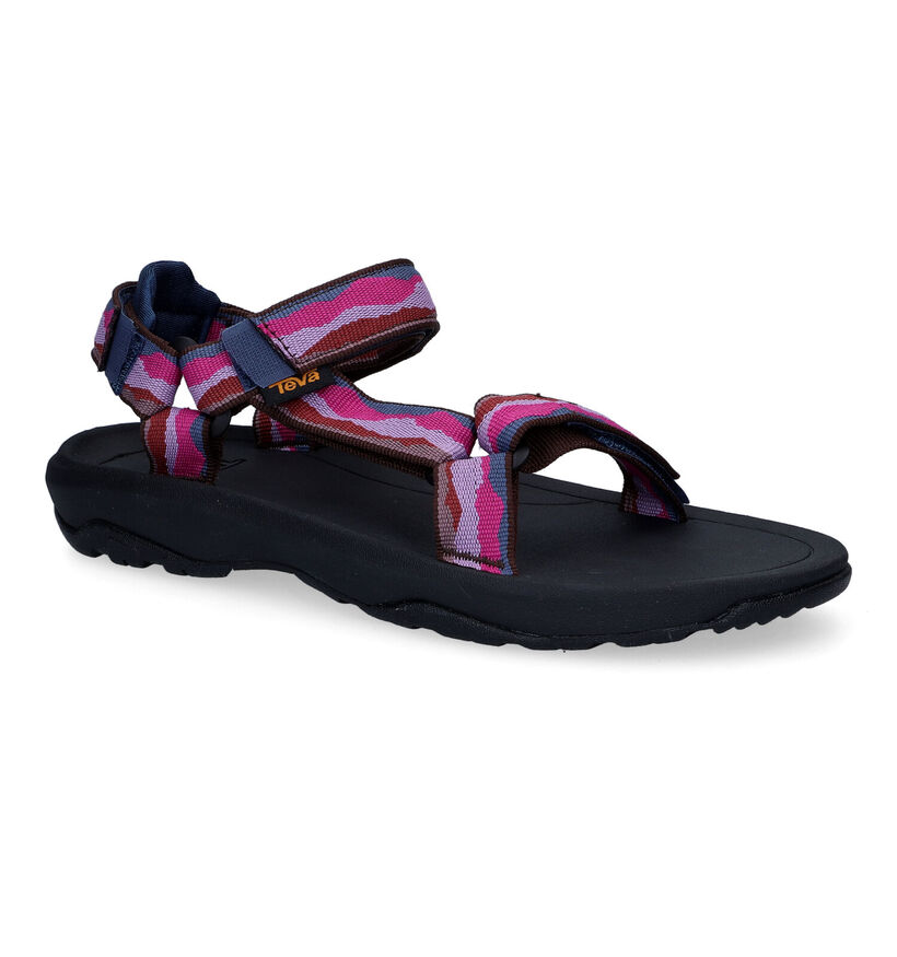Teva Hurricane Sandales en Noir en textile (286810)