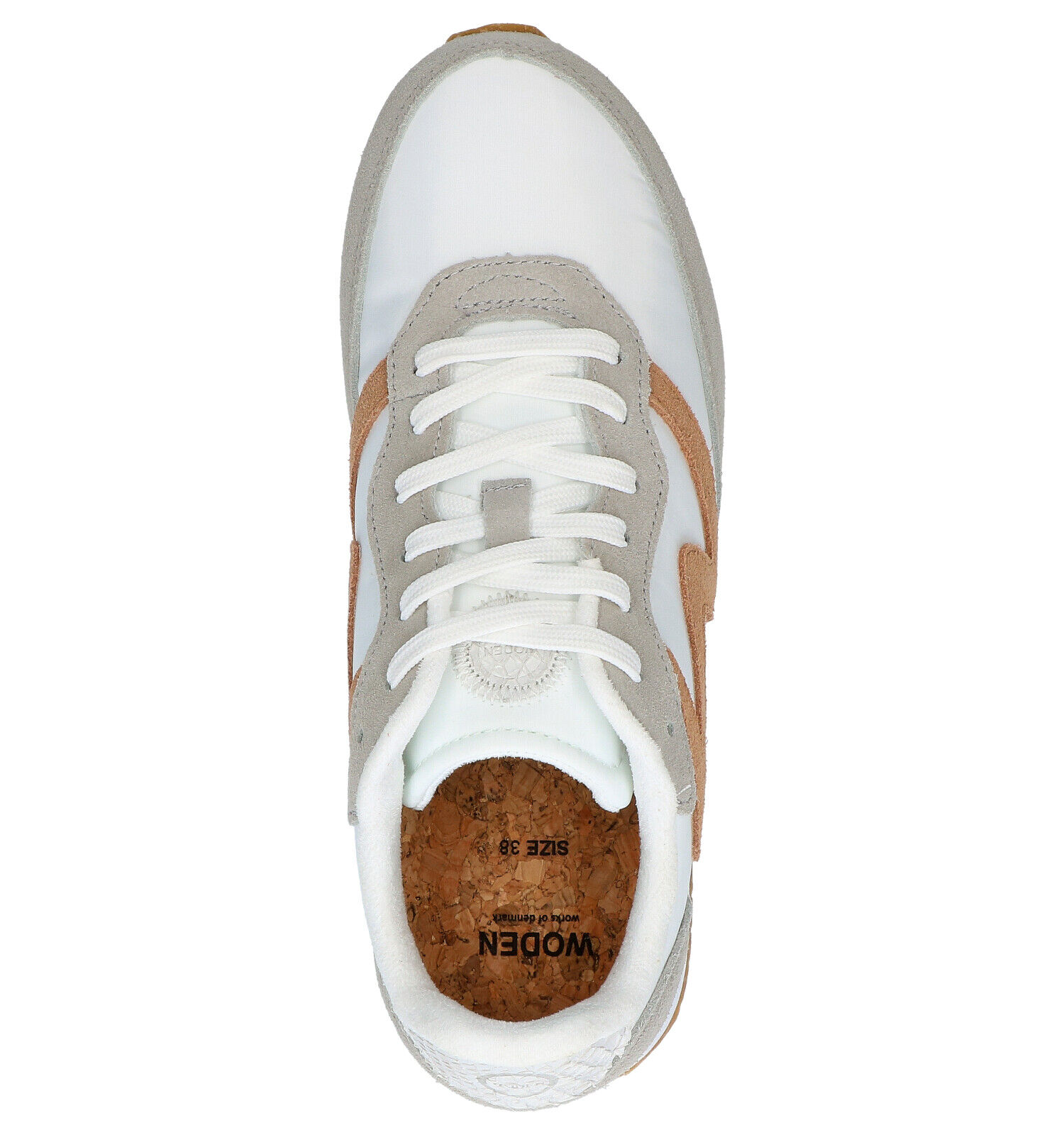 Witte woden sneakers on sale