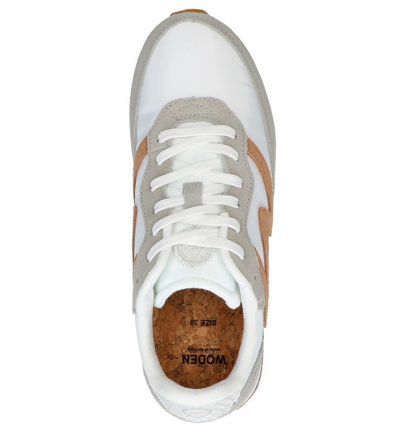 Woden Olivia Witte Sneakers in nubuck (266516)