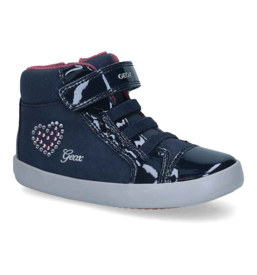 Geox Gisli Blauwe Babyschoentjes in kunstleer (312548)