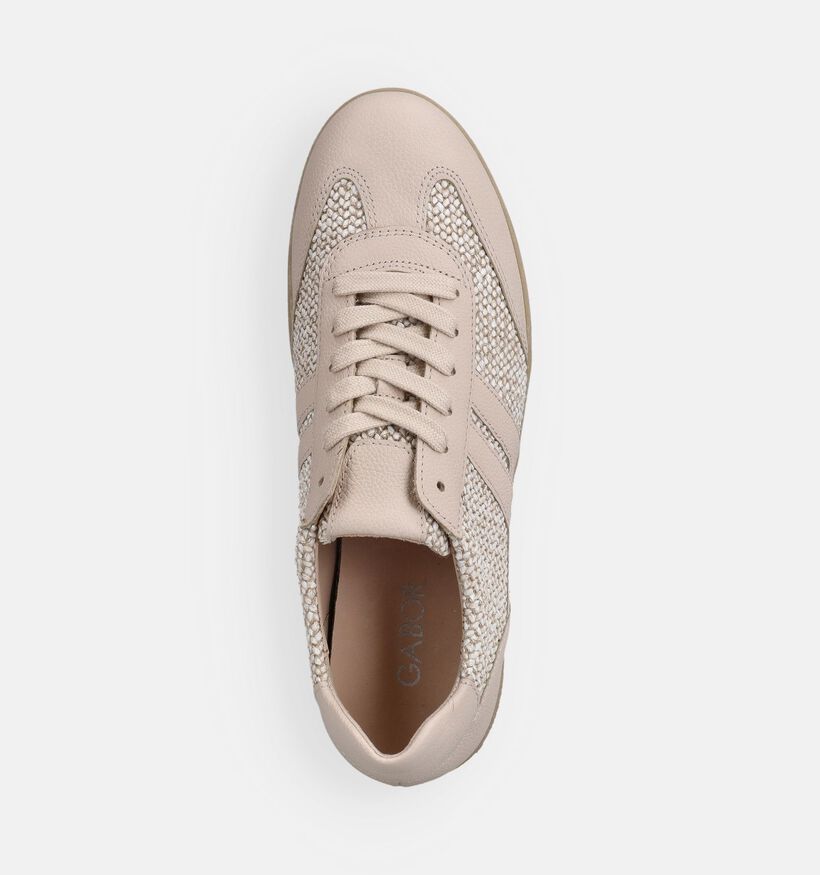 Gabor Best Fitting Witte Casual Sneakers voor dames (368674) - geschikt voor steunzolen