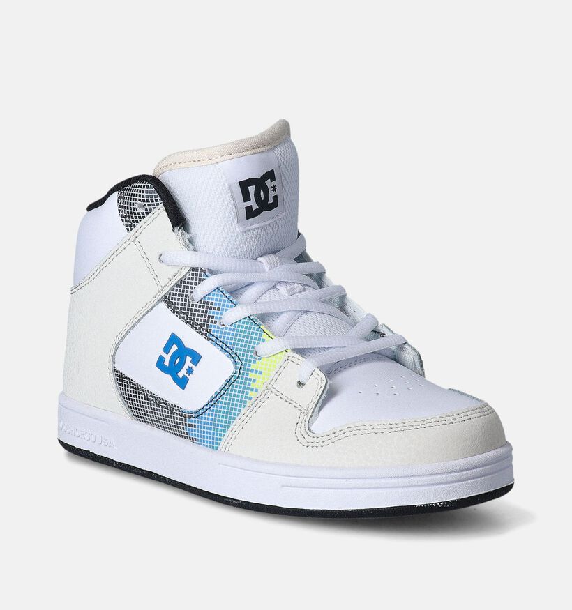 DC Shoes Manteca 4 HI Baskets montantes en Blanc pour filles, garçons (350861) - pour semelles orthopédiques