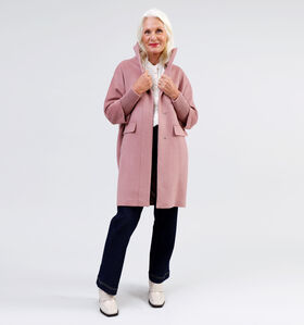 comma Manteau mi-long en Rose pour femmes (332034)