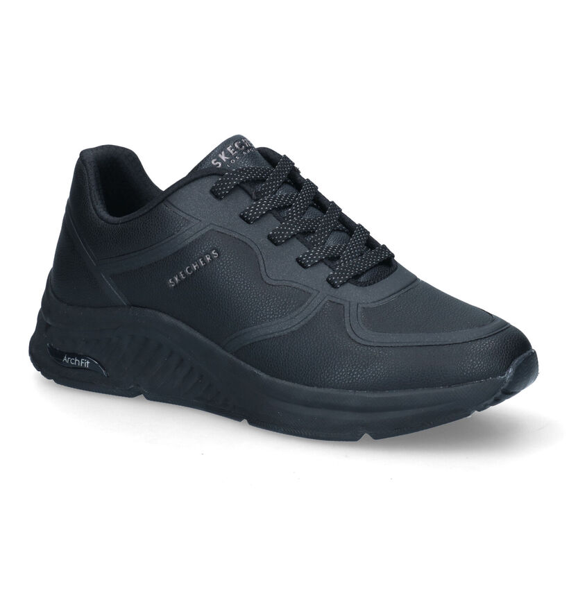 Skechers Arch Fit Zwarte Sneakers voor dames (318166) - geschikt voor steunzolen